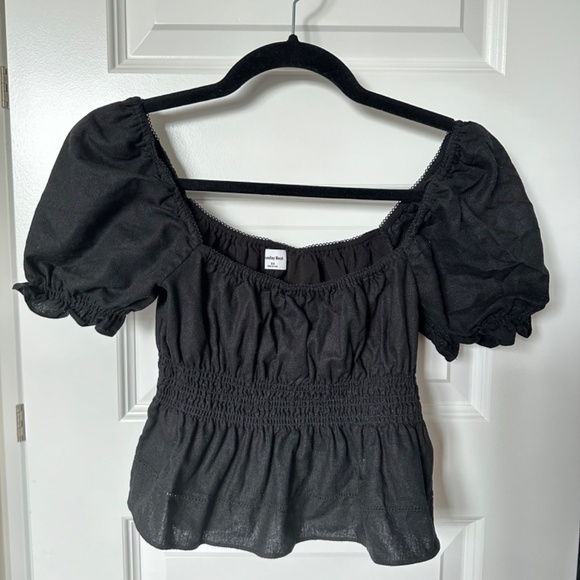 [SOLD] NWOT Aritzia Sunday Best Janis Linen Top - Picture 2 of 10